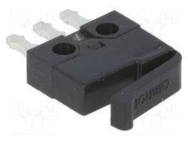 Aratas (Formerly Omron Components) Microcommutateur SNAP ACTION D2MQ-1L SPDT ON-(ON) avec levier rouleau