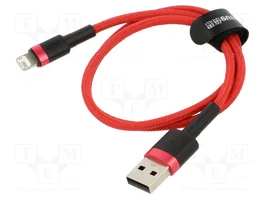 BASEUS Câble USB A vers Apple Lightning High Speed 0,5m rouge