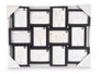GIFTDECOR Porte-photos 12 photos 10x15cm Negro