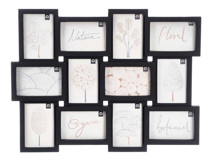 GIFTDECOR Porte-photos 12 photos 10x15cm Negro GIFTDECOR Porte-photos 12 photos 10x15cm Negro