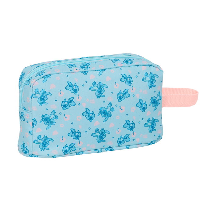 Sac glacière goûter Lilo & Stitch Ohana Bleu Rose 21,5 x 12 x 6,5 cm