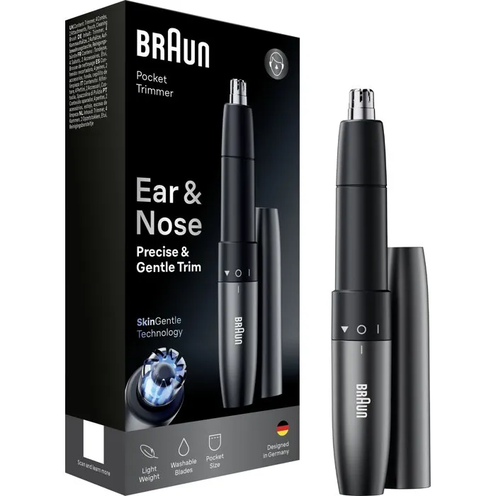 Braun EN20 Tondeuse nez et oreilles avec technologie SkinGentle