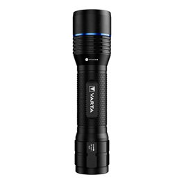 Varta Night Cutter Pro F20R Lampe Torche Tactique 1000 Lm Rechargeable USB-C IP67 Autonomie 22h Cordon et Banane