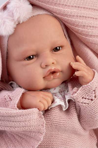 Antonio Juan Poupée bébé reborn Baby Love, ensemble de tricot, 50 cm