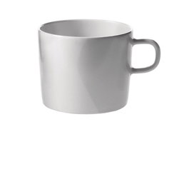 Alessi AJM28/78 - Service de thé Porcelaine PlateBowlCup, Design Jasper Morrison, 4 Pièces, Blanc