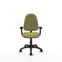 PIQUERAS Y CRESPO Chaise de bureau Algarra, Tissu Vert Olive