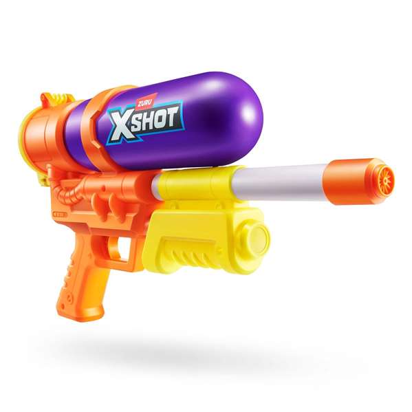 Zuru X-Shot Retro 80's Super Splash Pistolet à eau recharge rapide 22x40x7.6cm dès 5 ans