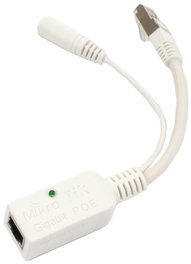 MikroTik Adaptateur PoE Passif Gigabit 9-48V DC, Injecteur Ethernet 10/100/1000 Mbps pour RouterBOARD - Blanc