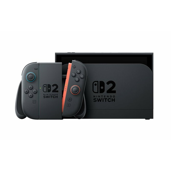 Nintendo 10015920 - Console Switch 2 avec jeu Mario Kart World, version française, manette noire - HDMI, Bluetooth, USB-C