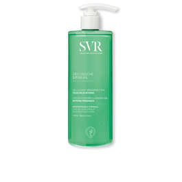 SVR Spirial Déo-Douche - Gel nettoyant déodorant multi-zones avec complexe probiotique, neutralise les odeurs 24h - Flacon 400 ml
