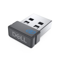 Dell WR221 Récepteur USB Universel pour Souris et Clavier Dell - Gris Titane - Périphérique sans Fil Plug-and-Play