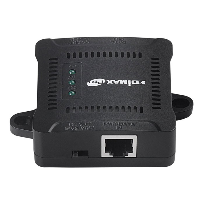 Edimax GP-101ST Diviseur PoE Gigabit + Splitter 802.3at avec Sortie Réglable 5V/9V/12V CC Edimax GP-101ST Diviseur PoE Gigabit + Splitter 802.3at avec Sortie Réglable 5V/9V/12V CC