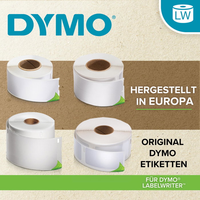 DYMO Label Writer S0722430 Pack de 24 étiquettes blanches DYMO Label Writer S0722430 Pack de 24 étiquettes blanches