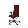 Piqueras Y Crespo Fauteuil de bureau Albacete, mécanisme synchrone, similicuir Grenat