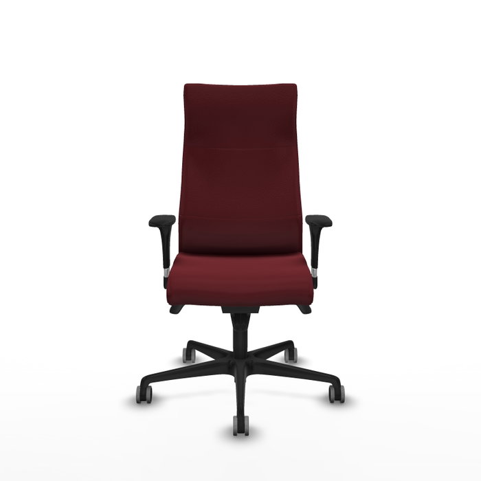 Piqueras Y Crespo Fauteuil de bureau Albacete, mécanisme synchrone, similicuir Grenat Piqueras Y Crespo Fauteuil de bureau Albacete, mécanisme synchrone, similicuir Grenat