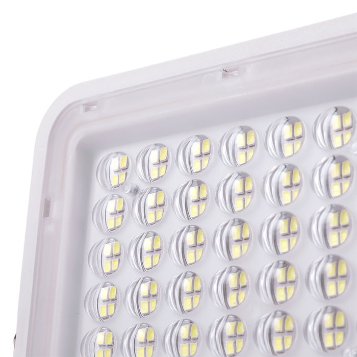 Projecteur LED solaire 40W 6500K avec panneau 6V/8W et télécommande