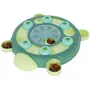 Kerbl Turtle - Jeu de réflexion et d'apprentissage pour chien et chat - Distribueur de friandises - Diamètre 25 cm - Turquoise