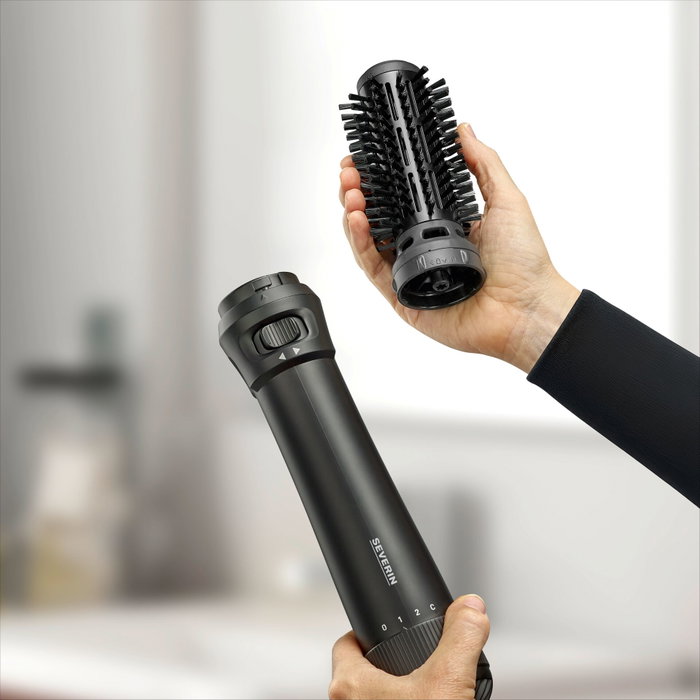 Severin WL 0241 Brosse soufflante rotative Anthracite Severin WL 0241 Brosse soufflante rotative Anthracite