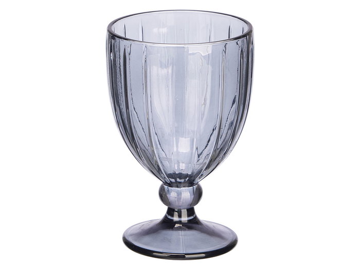VIVALTO Copa Vino Rayas Gris 310ml