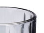 VIVALTO Copa Vino Rayas Gris 310ml