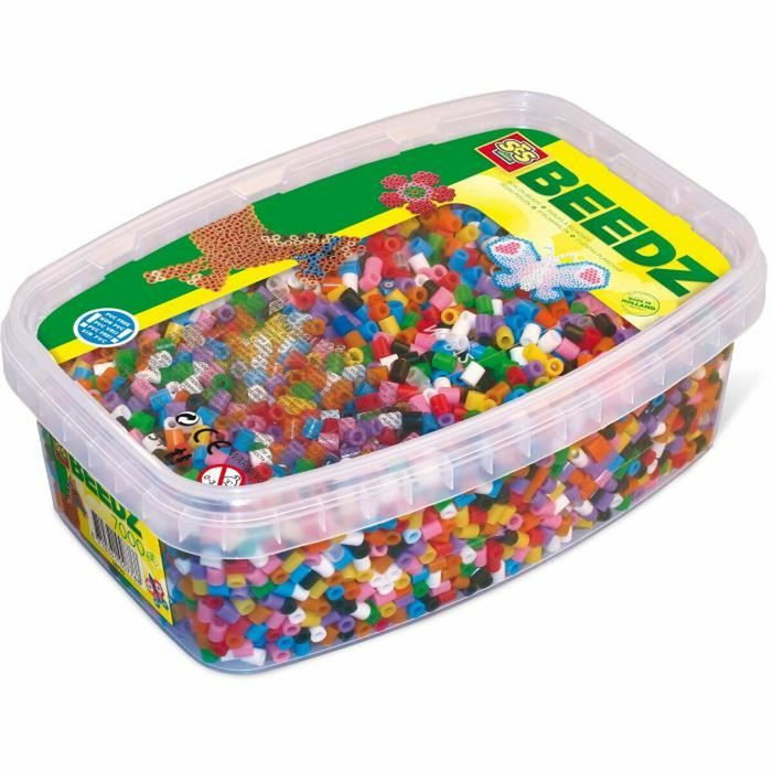 SES Creative Mélange de perles à repasser - Boîtes 7000 - Multicolore SES Creative Mélange de perles à repasser - Boîtes 7000 - Multicolore