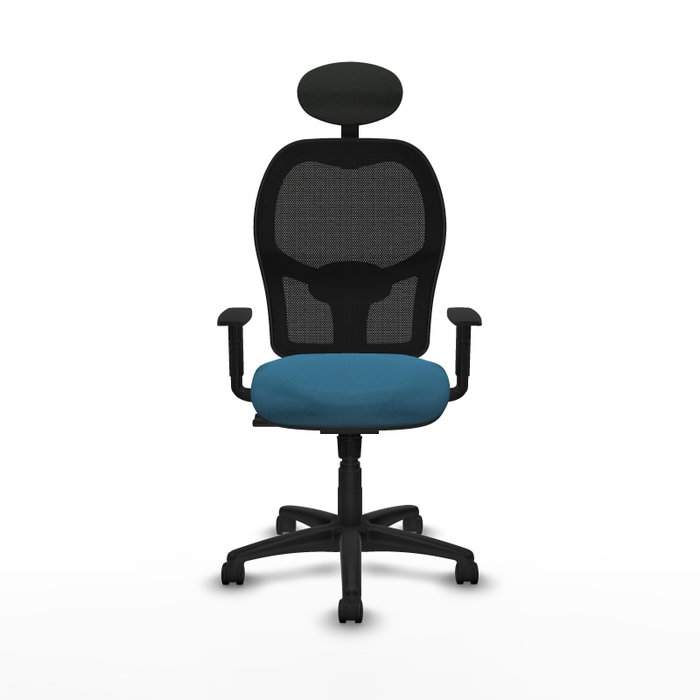Piqueras Y Crespo Alocén - Chaise de bureau synchrone vert pétrole et noir Piqueras Y Crespo Alocén - Chaise de bureau synchrone vert pétrole et noir