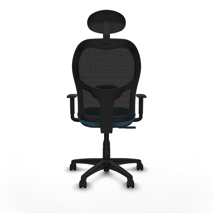 Piqueras Y Crespo Alocén - Chaise de bureau synchrone vert pétrole et noir Piqueras Y Crespo Alocén - Chaise de bureau synchrone vert pétrole et noir