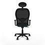 Piqueras Y Crespo Alocén - Chaise de bureau synchrone vert pétrole et noir