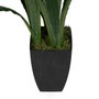 BigBuy Home Plante décorative Bambou Polyéthylène Fer Ciment Tissu 45 x 45 x 110 cm