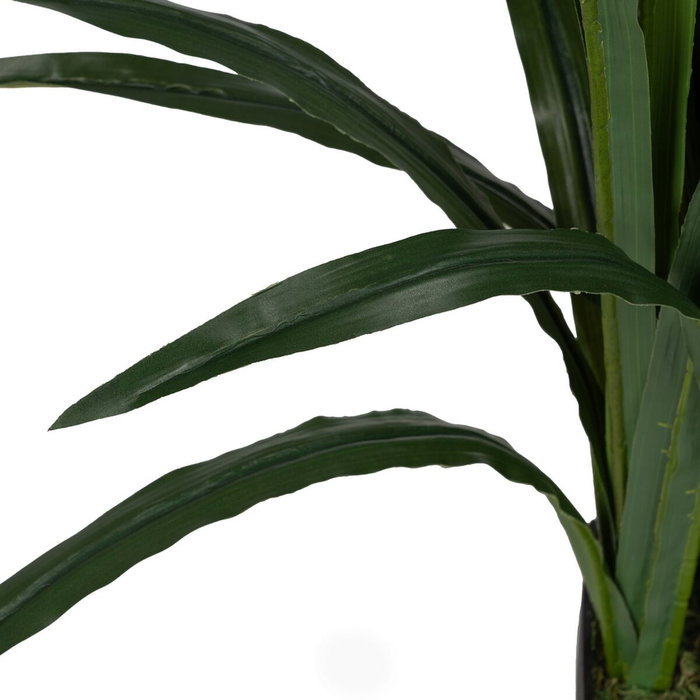 BigBuy Home Plante décorative Bambou Polyéthylène Fer Ciment Tissu 45 x 45 x 110 cm