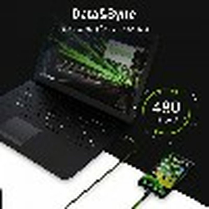 Green Cell Câble Lightning KABGC05 Noir 1,2 m