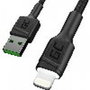 Green Cell Câble Lightning KABGC05 Noir 1,2 m