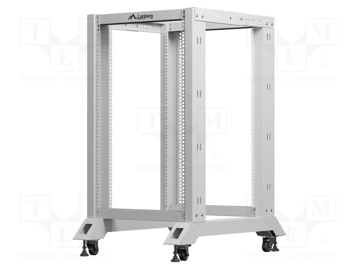 LANBERG Armoire rack 18U Standard 19 pouces Gris LANBERG Armoire rack 18U Standard 19 pouces Gris