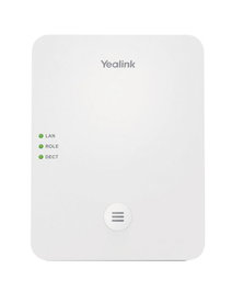 Yealink - Système téléphonique DECT IP multi-cellules sans fil avec PoE, 100 postes, 100 appels simultanés, couverture intérieure 50m/extérieure 300m, compatibilité W53H/W56H
