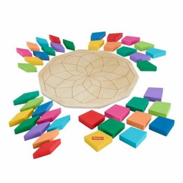 Fisher-Price Puzzle Mandala en Bois 40 Pièces