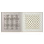 Home ESPRIT Toile Abstrait Moderne Blanc et Beige