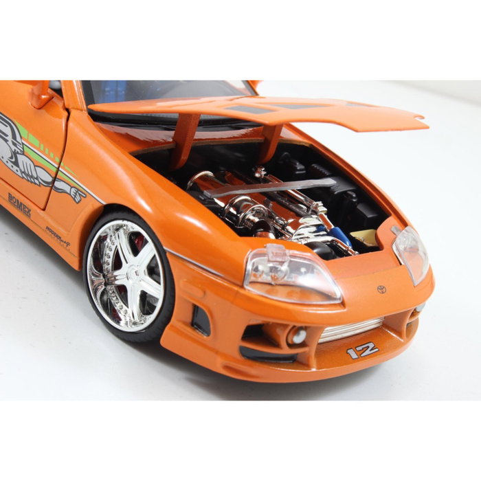 Jada Fast & Furious 1995 Toyota Supra 1:24 Orange Jada Fast & Furious 1995 Toyota Supra 1:24 Orange