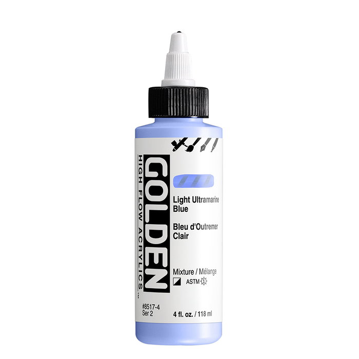 Golden Couleur acrylique High Flow Azoutramar clair 118 ml Golden Couleur acrylique High Flow Azoutramar clair 118 ml
