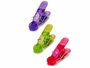 Kinvara Lot de 4 pinces magnétiques couleurs assorties 14,5x17x4 cm plastique caoutchouc thermoplastique aimant métal (Set de 24)
