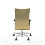 Piqueras Y Crespo Chaise de bureau Albacete, mécanisme synchrone, simili-cuir crème