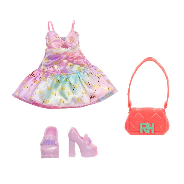 MGA Rainbow High My Fashion Style - Poupée Bella 547549, Robe Rose, Cheveux Brushables, Sac à Main, +6 Ans MGA Rainbow High My Fashion Style - Poupée Bella 547549, Robe Rose, Cheveux Brushables, Sac à Main, +6 Ans