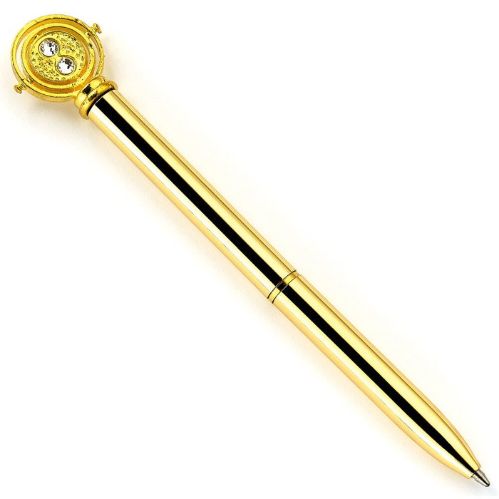 THE CARAT SHOP - Stylo bille métallique 'Tourneur du temps' Harry Potter - Acier inoxidable - Tinta noire THE CARAT SHOP - Stylo bille métallique 'Tourneur du temps' Harry Potter - Acier inoxidable - Tinta noire