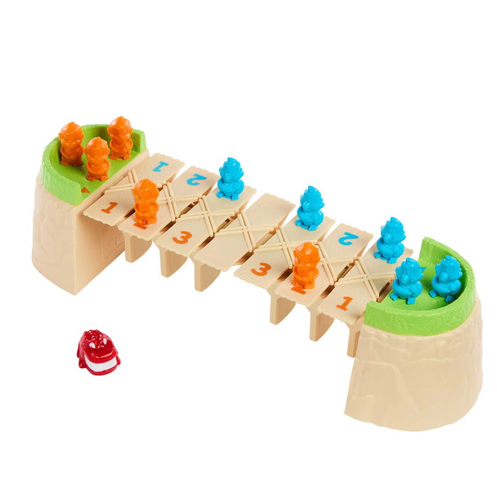 Mattel Games - Juego Cocodrilo Comilón Hrc09 - Jeu de société familial - Version multilingue (Anglais, Français, Allemand, Italien, Portugais, Espagnol) - À partir de 5 ans