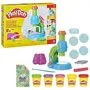 Play-Doh Kit Loisirs Créatifs Mon Petit Microscope, Pâte à Modeler avec 9 Accessoires et 5 Couleurs, Dès 3 Ans