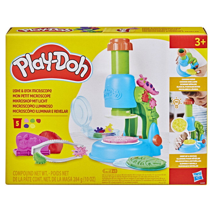 Play-Doh Mon petit microscope, 5 couleurs et accessoires