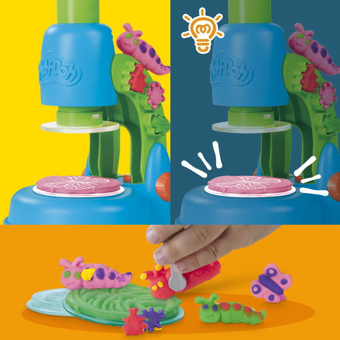Play-Doh Mon petit microscope, 5 couleurs et accessoires