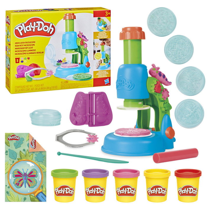 Play-Doh Mon petit microscope, 5 couleurs et accessoires
