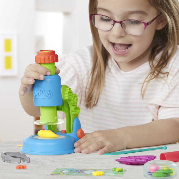 Play-Doh Mon petit microscope, 5 couleurs et accessoires