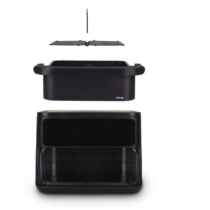 Hkoenig FRY960 Friteuse sans huile 10L convertible (2 x 5L) 2400W Hkoenig FRY960 Friteuse sans huile 10L convertible (2 x 5L) 2400W