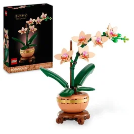 Lego 10343 Orchidée Miniature Botanique, Fleurs Artificielles en Briques LEGO pour Déco et Cadeau Adulte